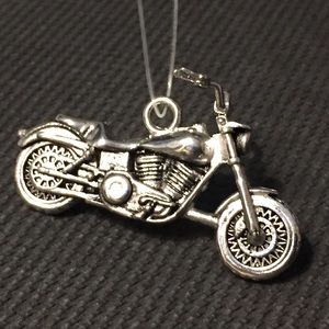 Motorcycle necklace pendant/charm Stainless Steel